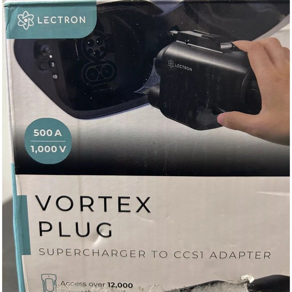 Lectron Tesla Supercharger (NACS) to CCS Adapter 500A 1000V Vortex Plug CCS1